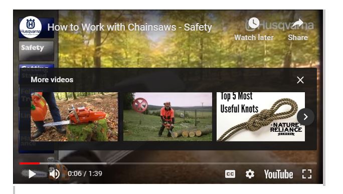 HUSQVARNA PRODUCT VIDEOS